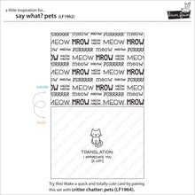 Load image into Gallery viewer, say what? pets