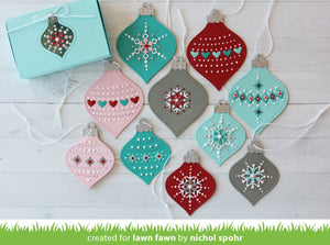 stitched ornaments